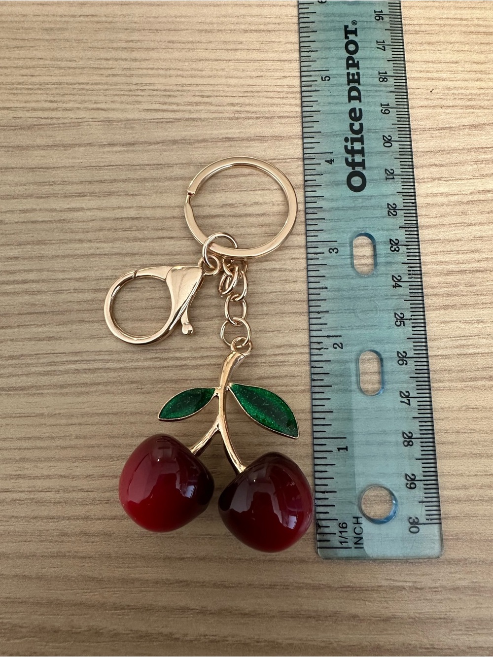 Cherry Bag Charm or Keychain
